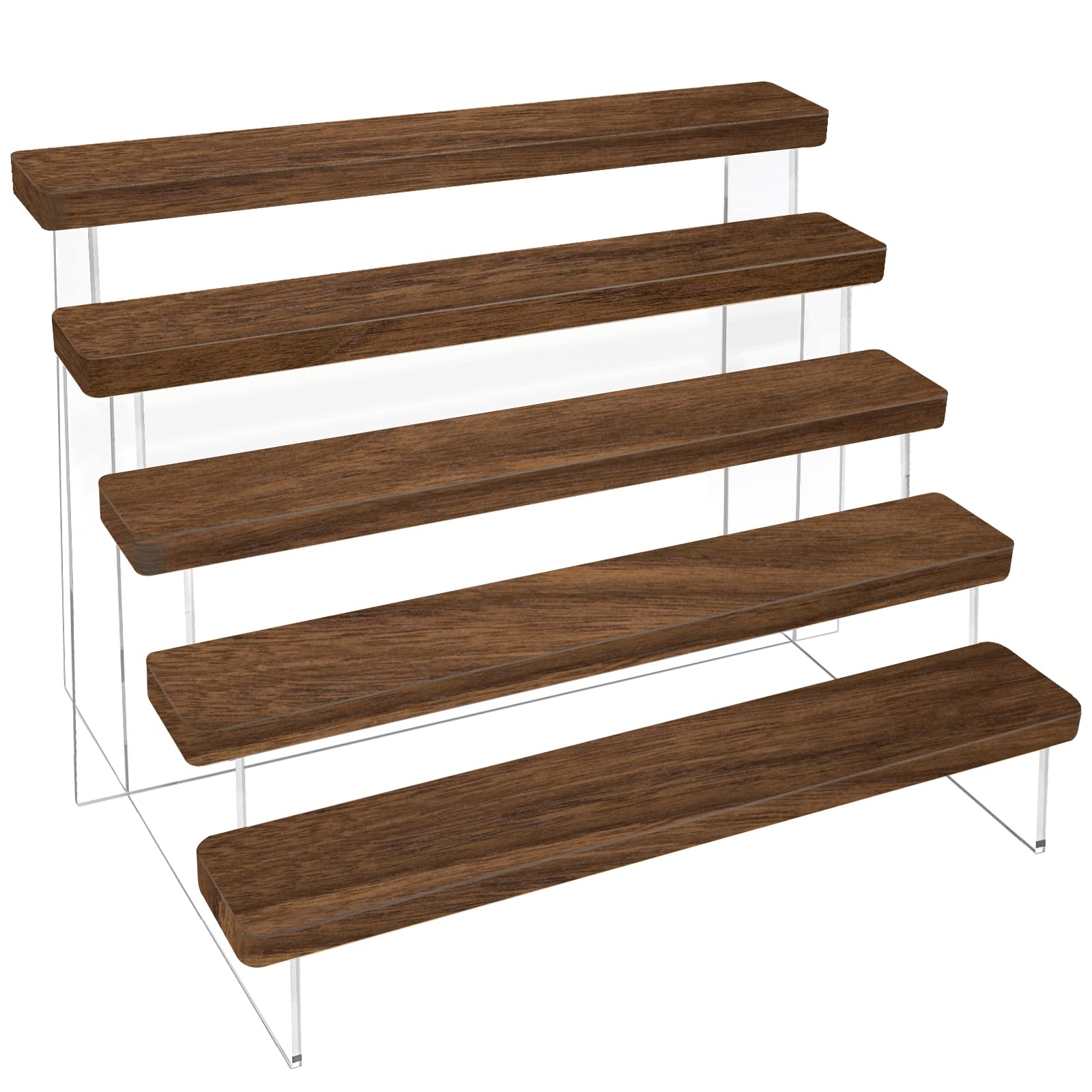 Display Risers Set - Acryl Risers Display Plank Hout Display