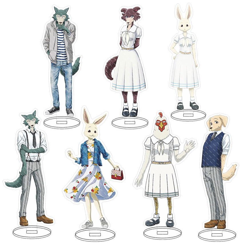 Figma Stand Set - 16CM Anime BEASTARS Legoshi Louis Juno