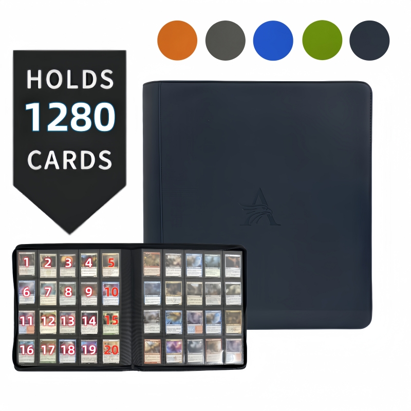 Pokemon Binder Card - Premium 20 Pocket Card Binder –