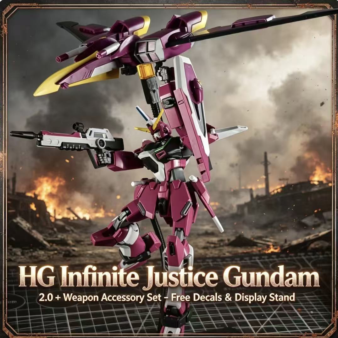 231 HG 1/144 Infinite Justice  - Bandai Model Gundam Hg recensie en prijs