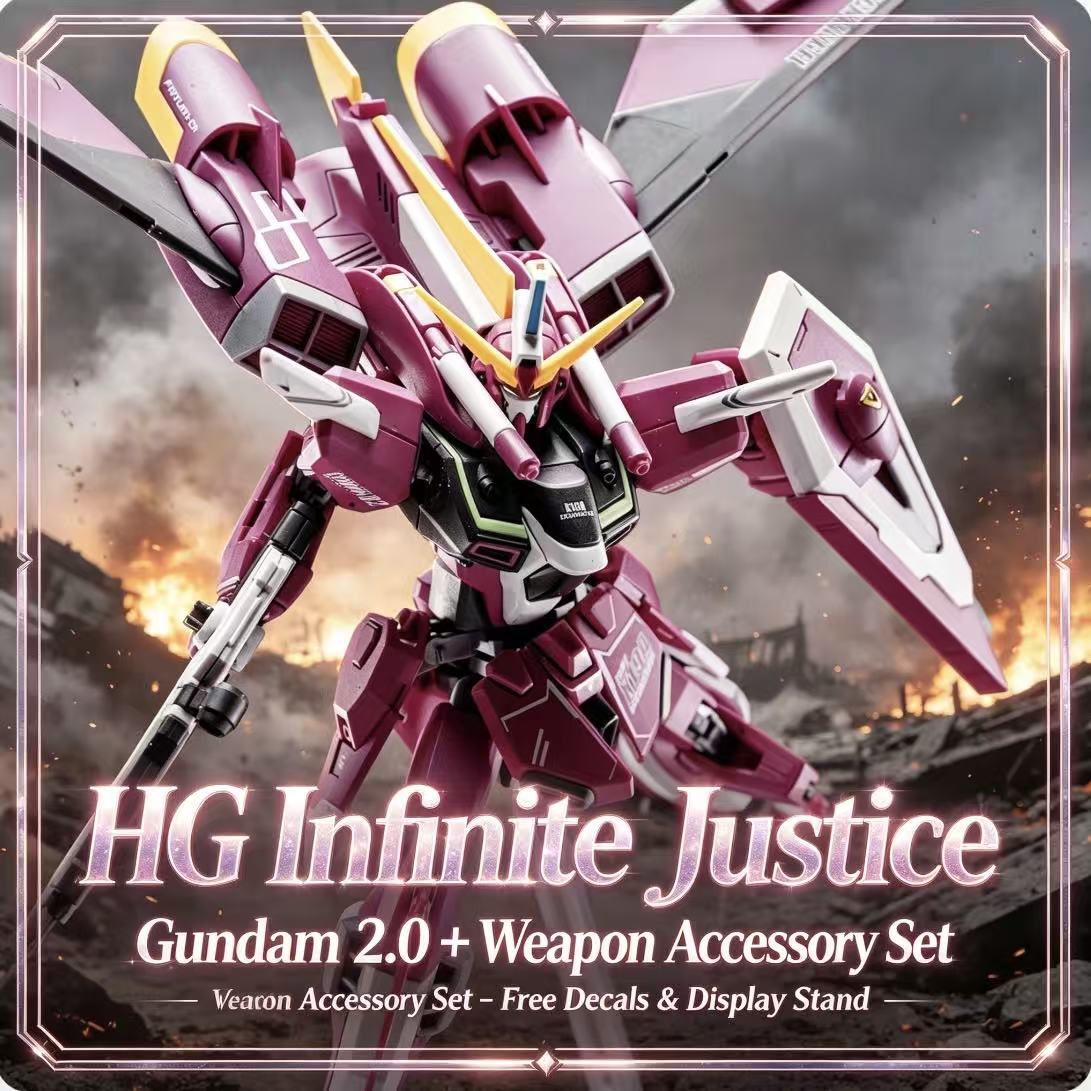 231 HG 1/144 Infinite Justice  - Bandai Model Gundam Hg recensie en prijs