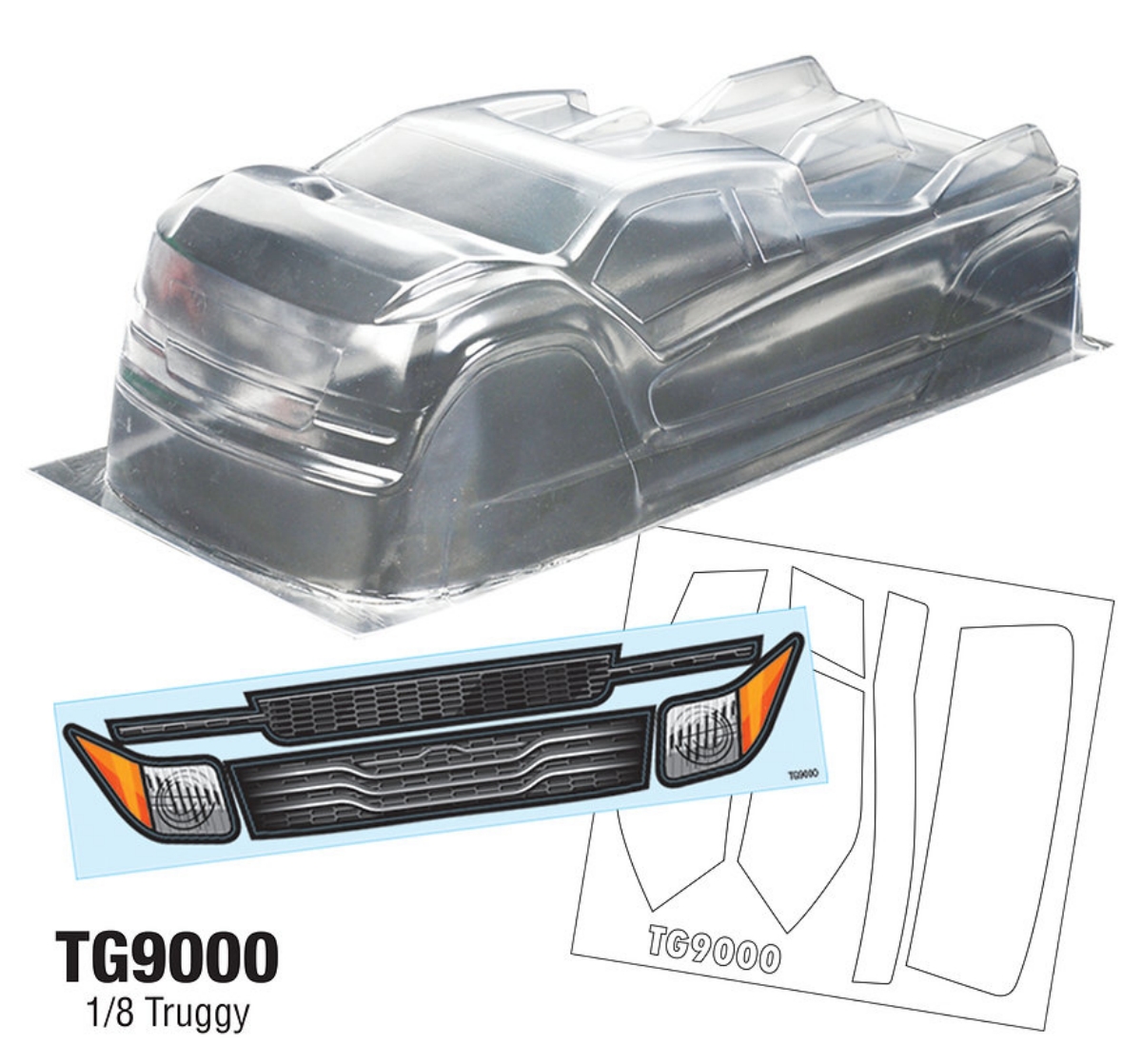TG9000 1/8 Truggy Body fit Tea - Tamiya Model Paint Set recensie en prijs