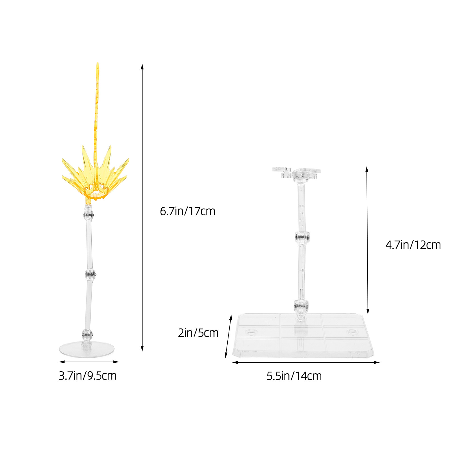 2 stuks effectdisplaybasissen, - Action Figure Stand recensie en prijs