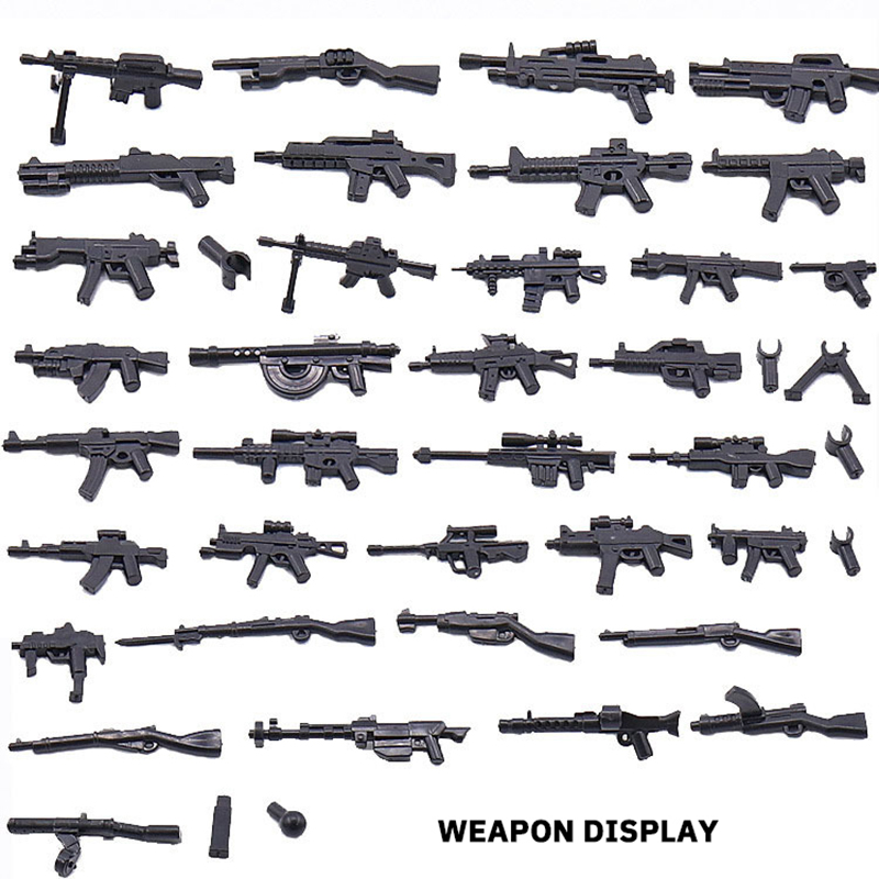 520PCS Guns Wapens Tas Moderne - Lego Minifigure Holder recensie en prijs
