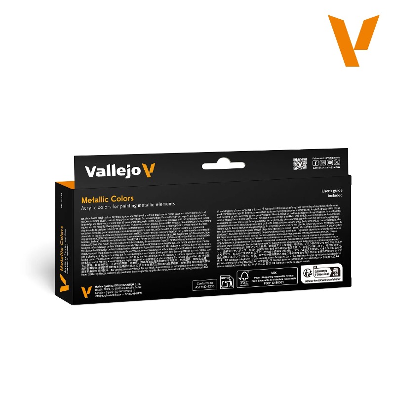Vallejo 70118 Metallic Kleur M - Tamiya Model Paint Set recensie en prijs