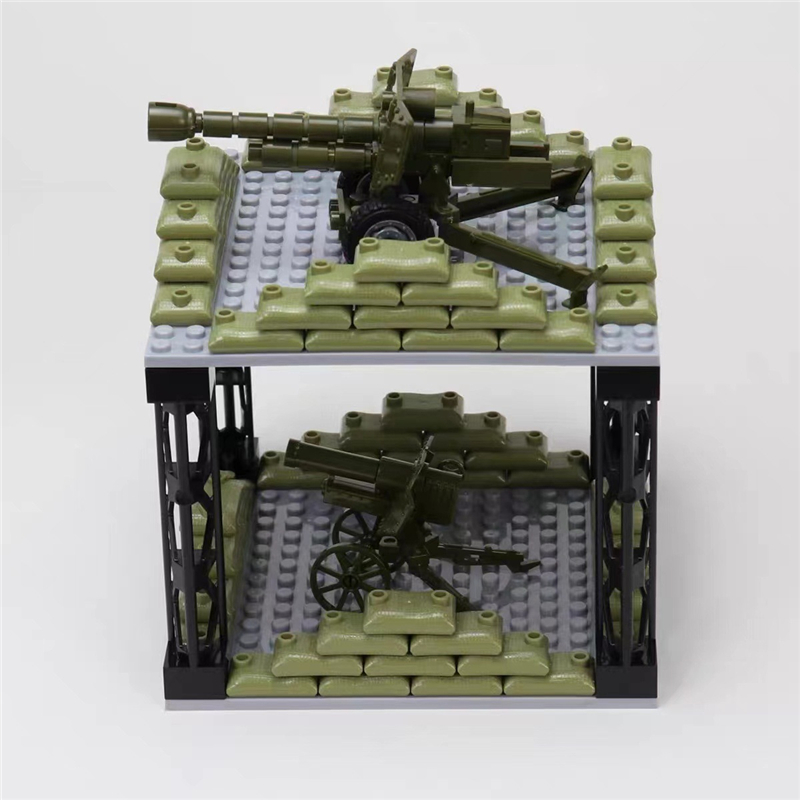 50PCS MOC Militaire Zandzak Bo - Lego Minifigure Holder recensie en prijs