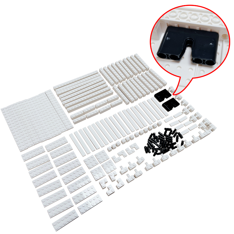 Pixel Art Schilderij Witte Fot - Lego Minifigure Holder recensie en prijs